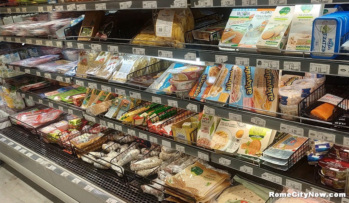 Supermarket COOP in Rome