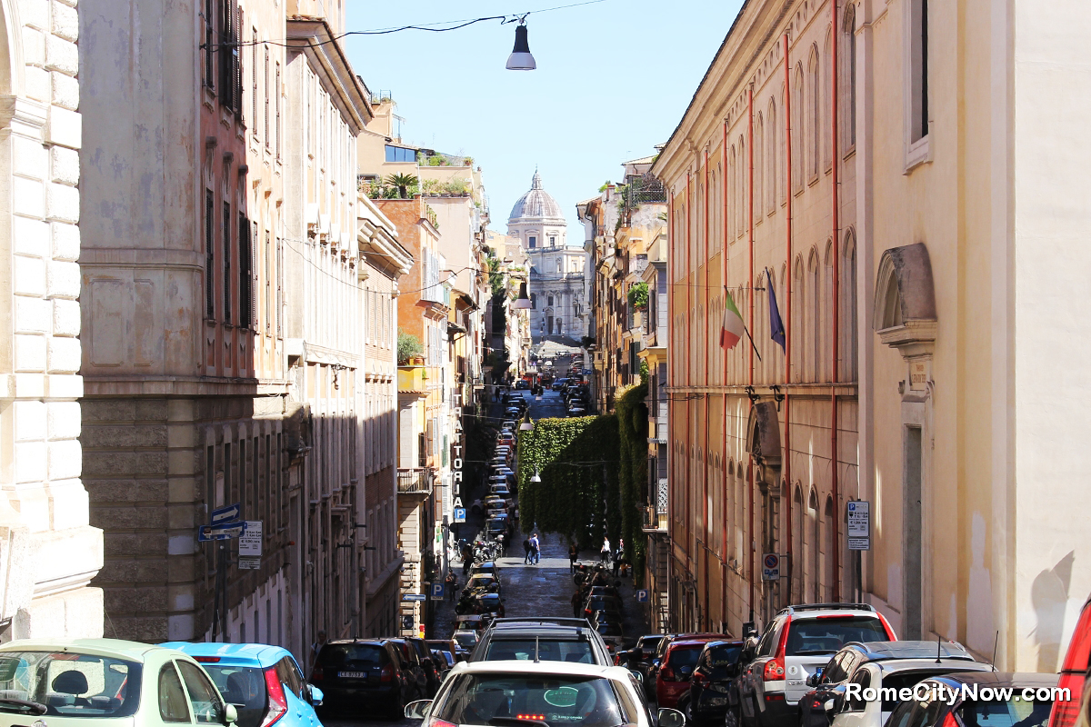 Santa Maria Maggiore, view from Via Panisperna