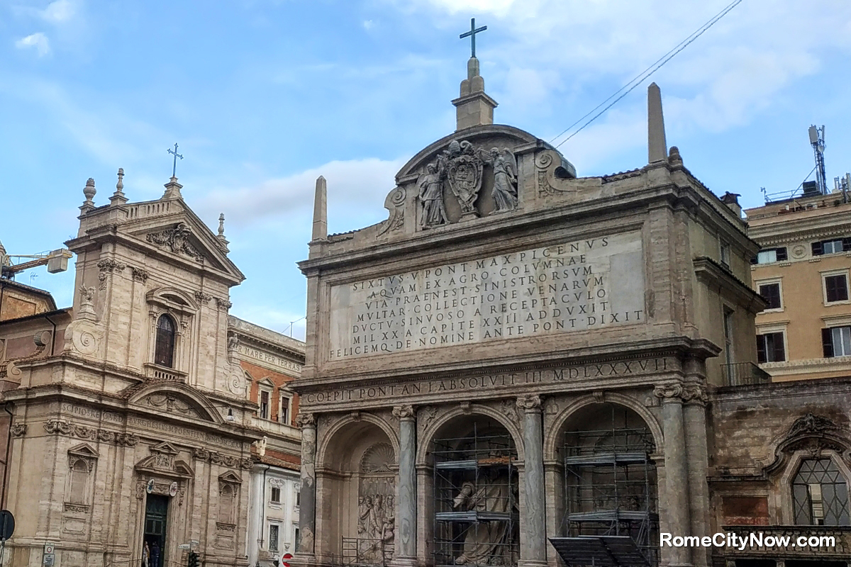 Fontana dell'Acqua Felice, Rome