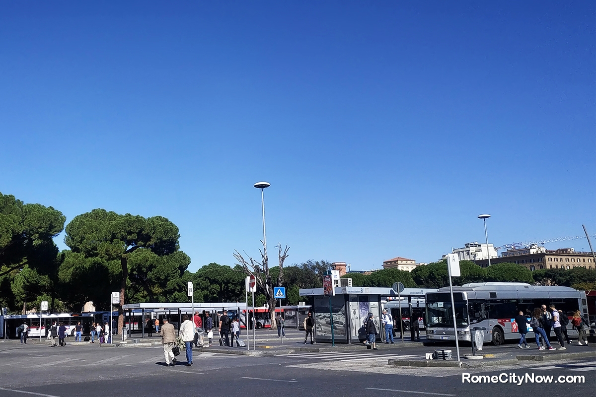 Piazza dei Cinquecento in Rome