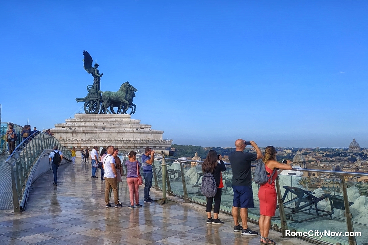 Terrazza delle Quadrighe in Rome