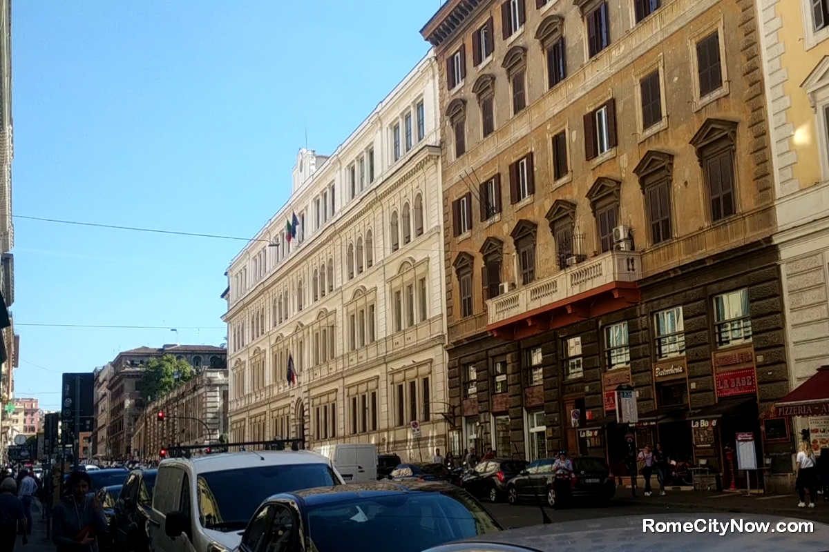 Via Cavour in Rome