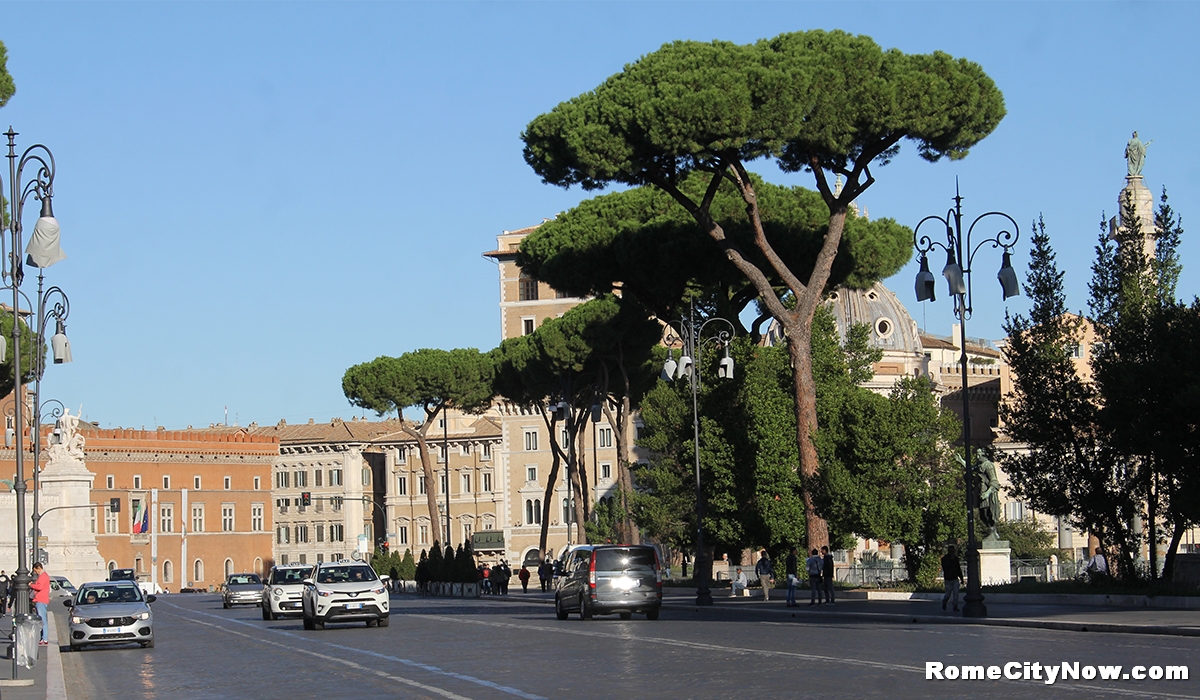 Via dei Fori Imperiali in Rome