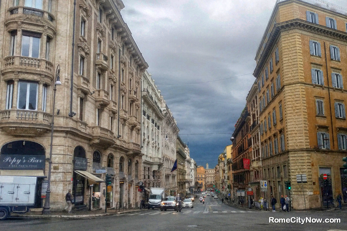 Via del Tritone in Rome