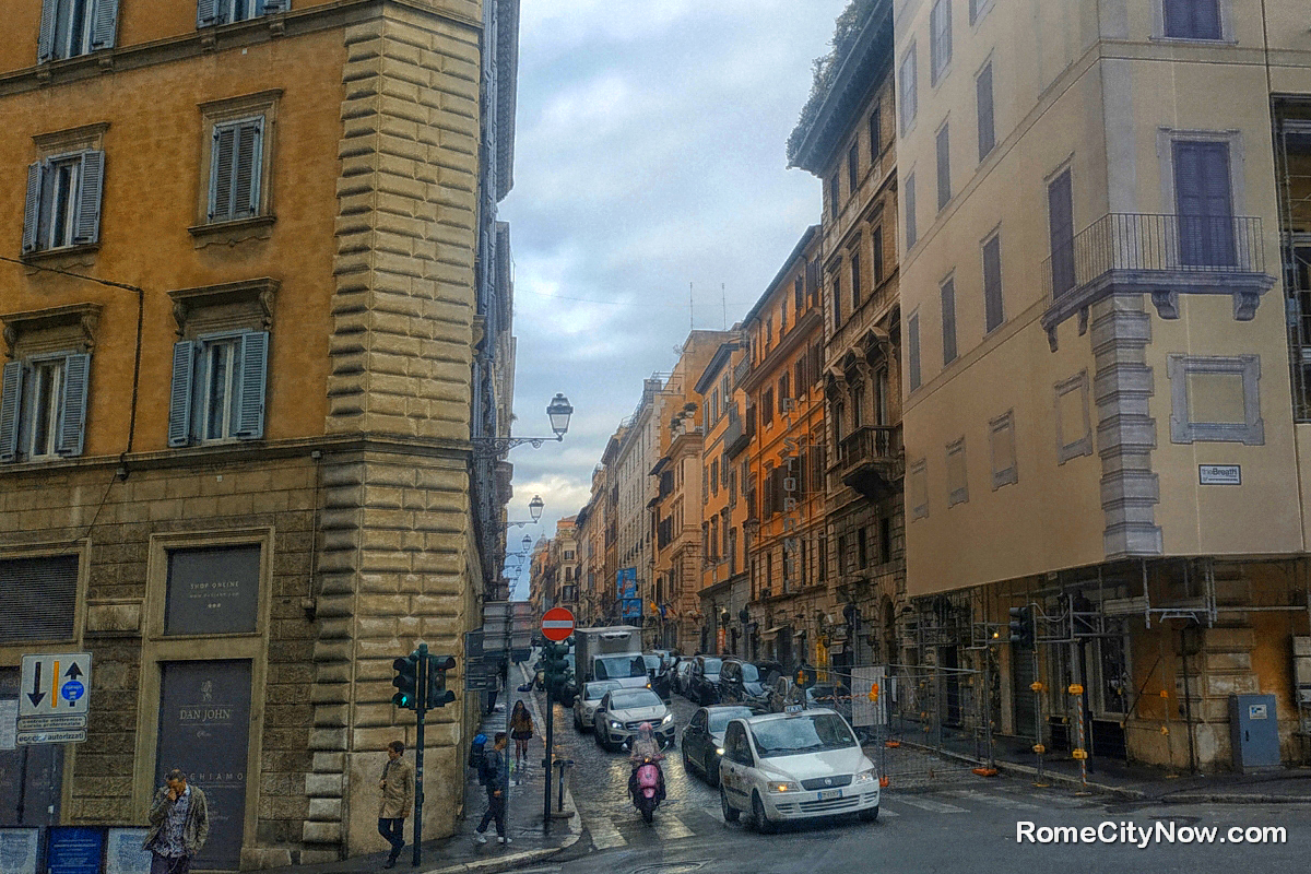 Via Sistina in Rome