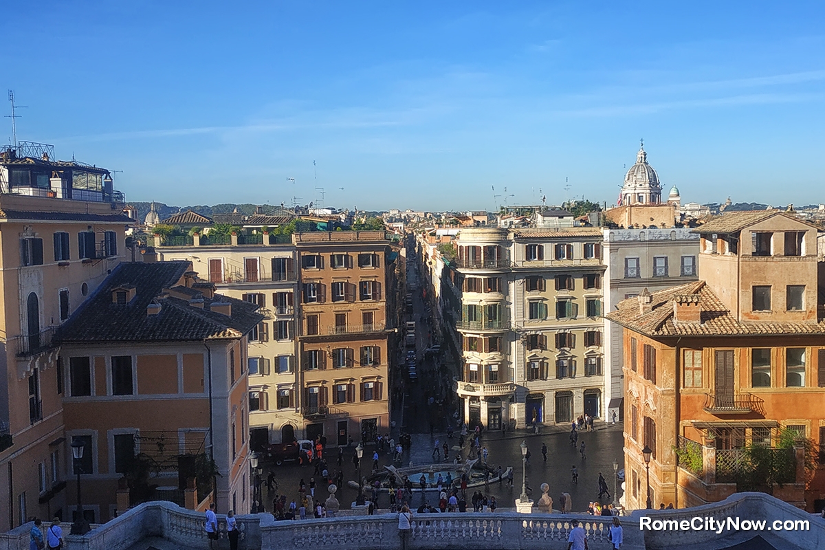 View of Spanish Steps, Rome