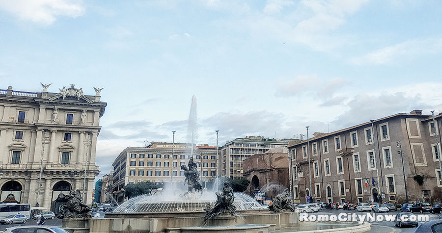 Piazza della Repubblica, Fountain of the Naiads, Rome