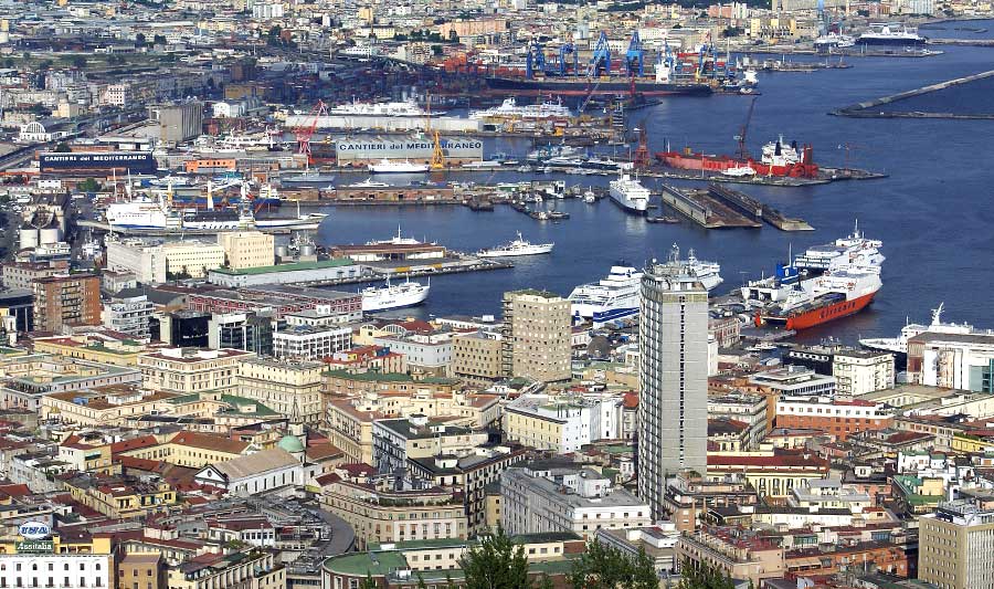 Naples, port view