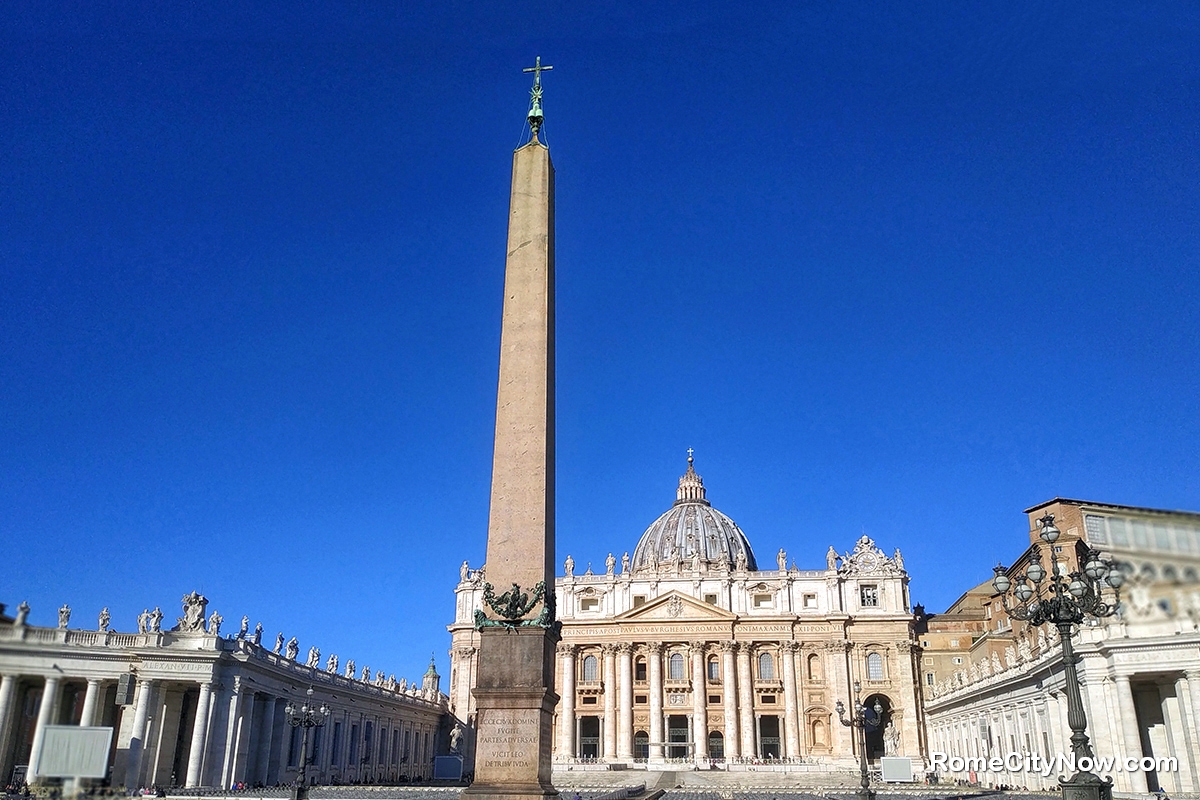 Obelisco Piazza San Pietro Città del Vaticano, Rome